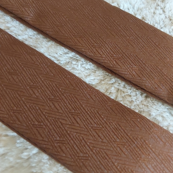 🌺 NWT Mens Tan Silk Braces/Suspenders - Picture 4 of 8